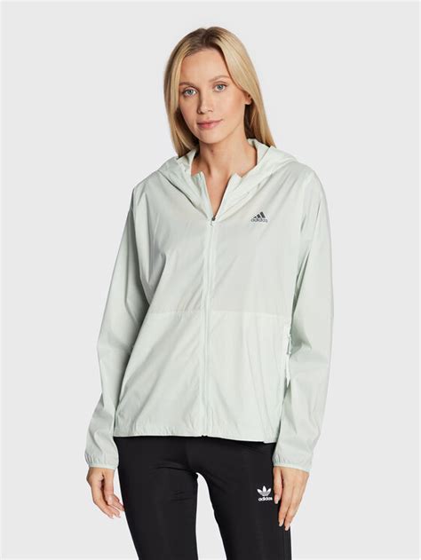 adidas laufjacke damen grün blau mint|Grun .